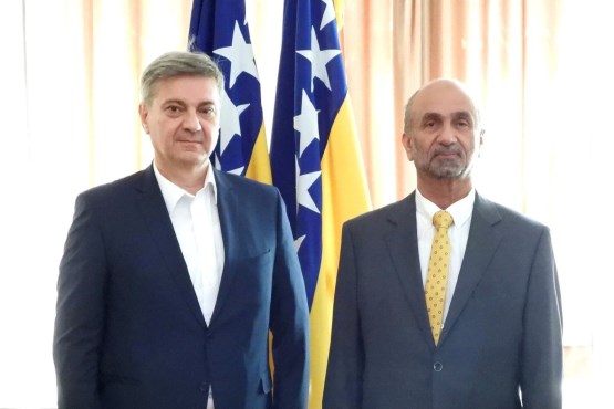 Zamjenik predsjedatelja Zastupničkog doma dr. Denis Zvizdić sastao se sa predsjednikom Globalnog vijeća za toleranciju i mir 